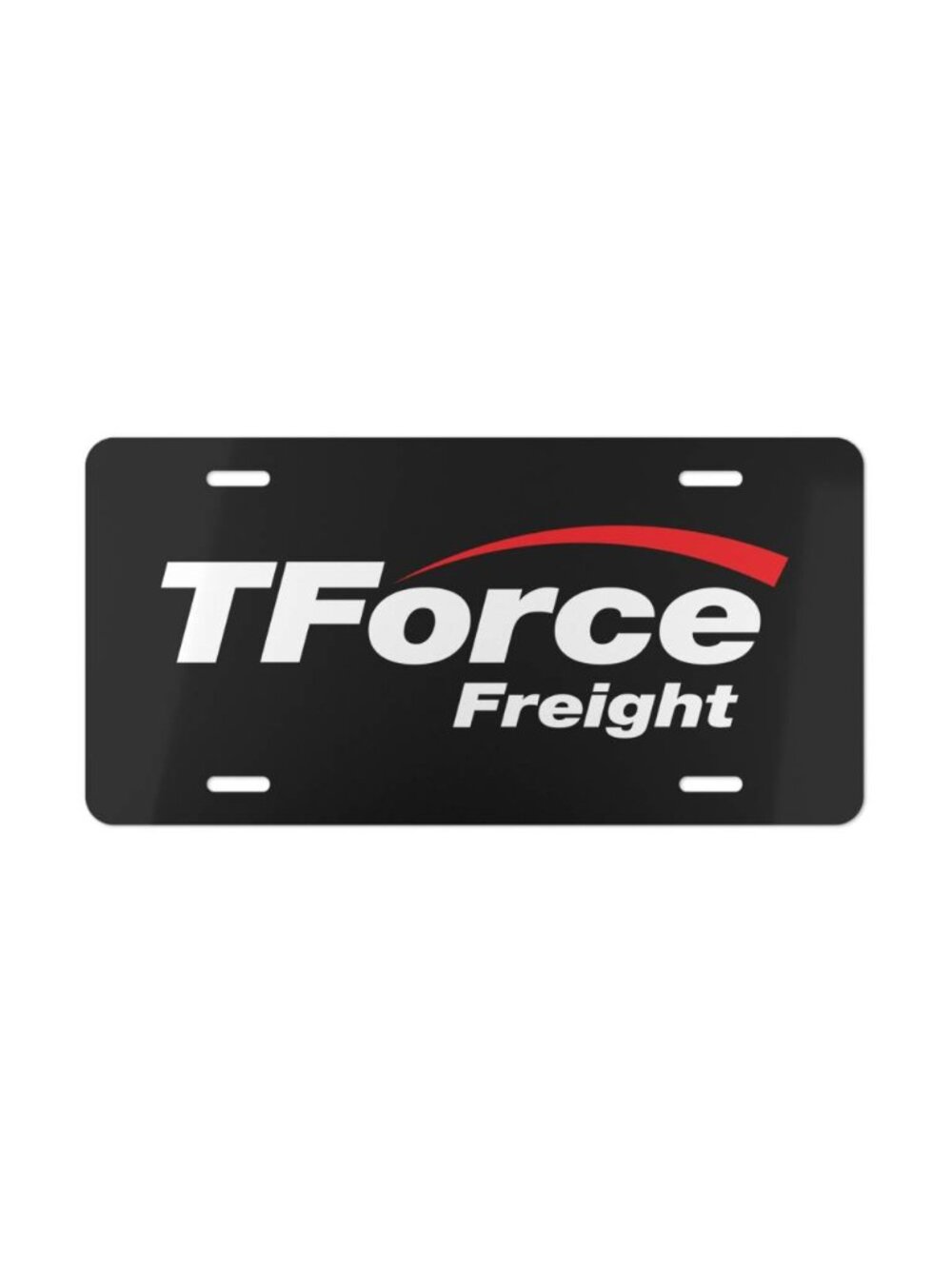TForce Freight Logo Vanity License Plate Trucking Logistics Style Tag USA